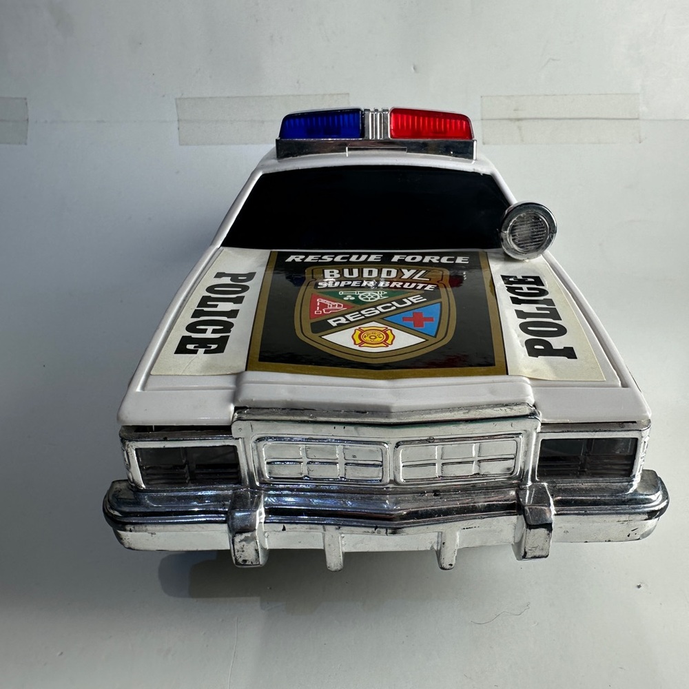 Vintage Buddy L Super Brute Rescue Force Police Car